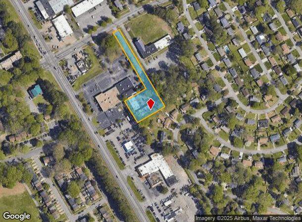 1535 Johnstons Rd, Norfolk, VA Parcel Map