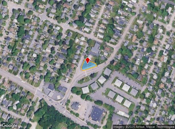  34 Warren St, Waltham, MA Parcel Map