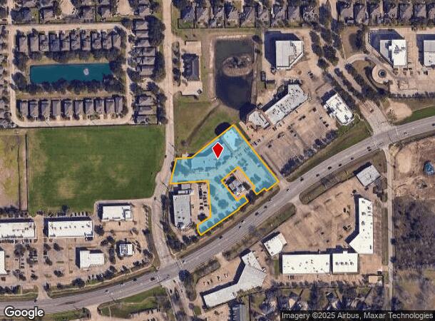 9515 Broadway St, Pearland, TX Parcel Map