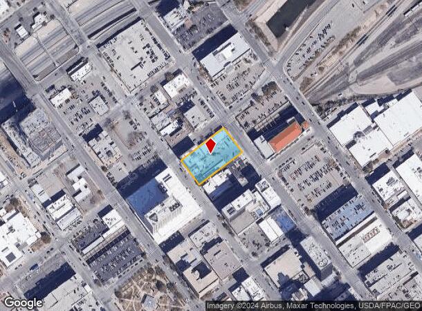  416 N Stanton St, El Paso, TX Parcel Map