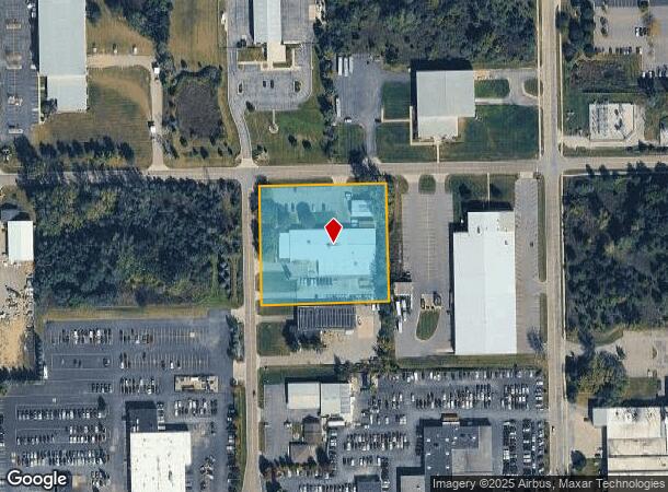 201 Industrial Way, Fenton, MI Parcel Map