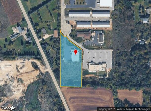 880 Enterprise Dr, Slinger, WI Parcel Map