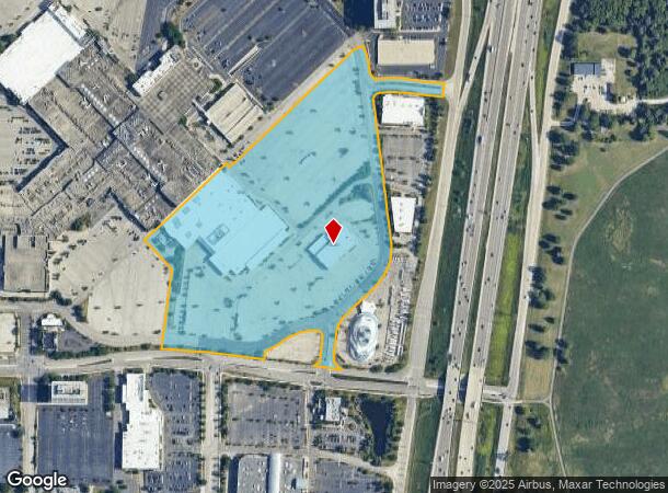  2 Woodfield Mall, Schaumburg, IL Parcel Map