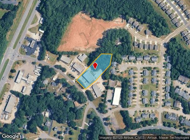 1412 Wall Rd, Wake Forest, NC Parcel Map