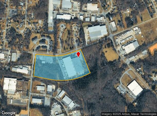 1205 Trinity St, Thomasville, NC Parcel Map