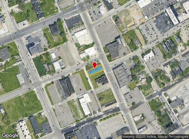 3175 Cass Ave, Detroit, MI Parcel Map