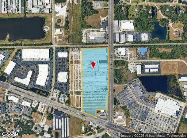  180 Race Track Rd N, Oldsmar, FL Parcel Map