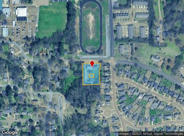  205 Vaiden Dr, Hernando, MS Parcel Map