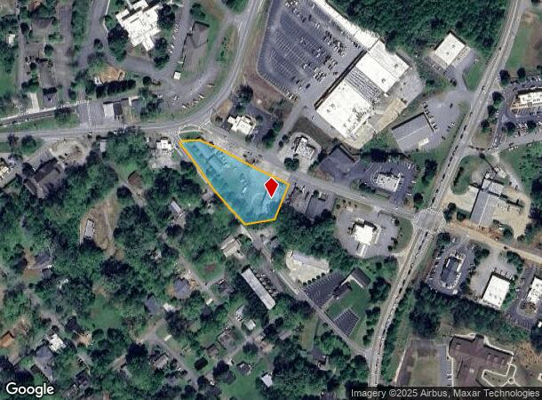 70 Memorial Dr, Dahlonega, GA Parcel Map