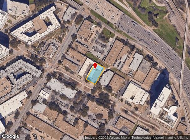  1710 Hi Line Dr, Dallas, TX Parcel Map