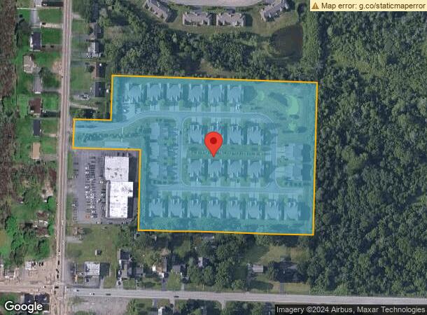  604 N Greece Rd, Hilton, NY Parcel Map