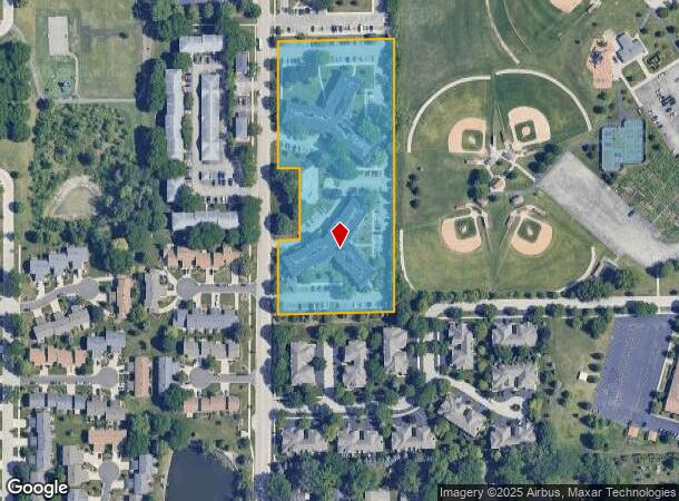  1005 S Lorraine Rd, Wheaton, IL Parcel Map