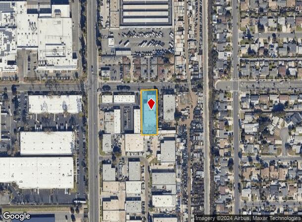  7562 Orangewood Ave, Stanton, CA Parcel Map