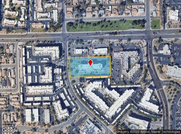 3635 W Chandler Blvd, Chandler, AZ Parcel Map