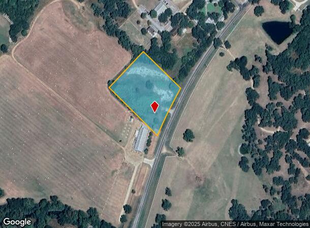  460 S Washington St, Round Top, TX Parcel Map