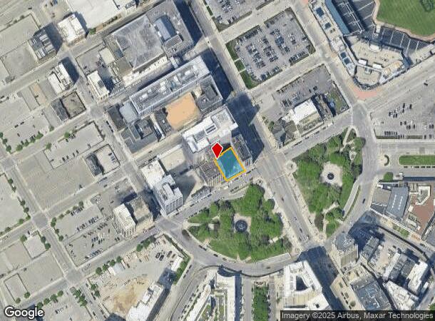  18 W Adams Ave, Detroit, MI Parcel Map