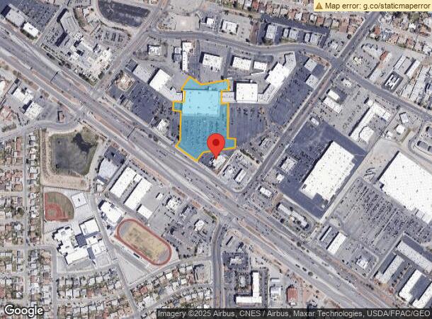  10501 Gateway Blvd W, El Paso, TX Parcel Map