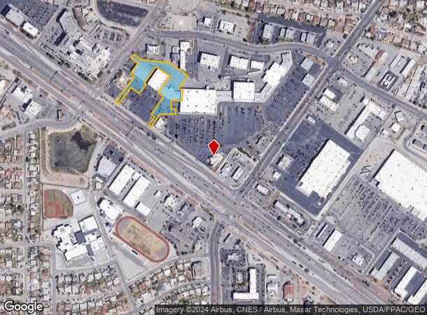  10501 Gateway Blvd W, El Paso, TX Parcel Map