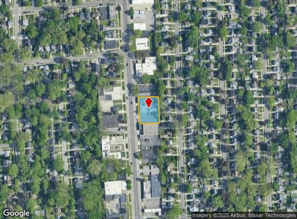 624 Livernois St, Ferndale, MI Parcel Map