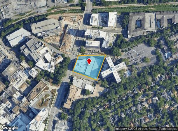 2021 Peachtree Rd Ne, Atlanta, GA Parcel Map