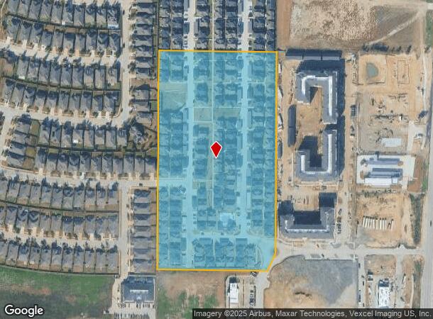 360 W Frontier Pky, Prosper, TX Parcel Map