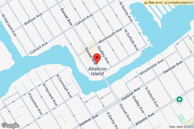 Street map of ventnor nj