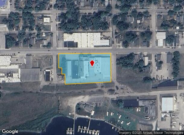 246 E Dowland St, Ludington, MI Parcel Map