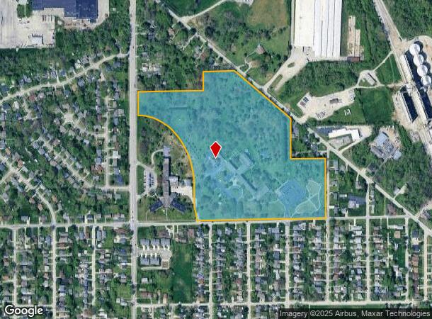 1402 Southern Ave, Beech Grove, IN Parcel Map