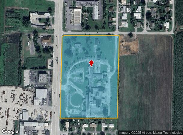 1201 S Main St, Belle Glade, FL Parcel Map