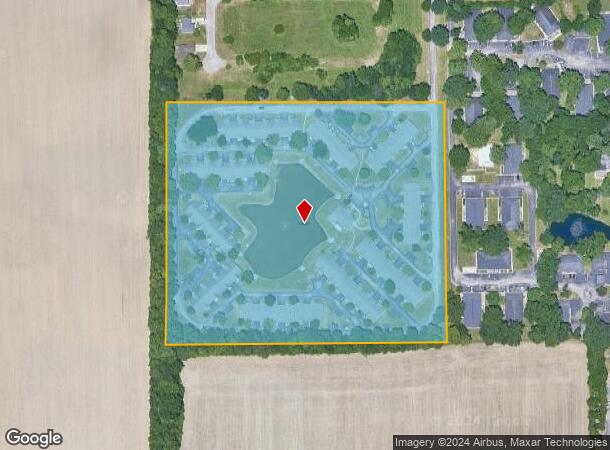  1101 Shady Oak Ct, Terre Haute, IN Parcel Map