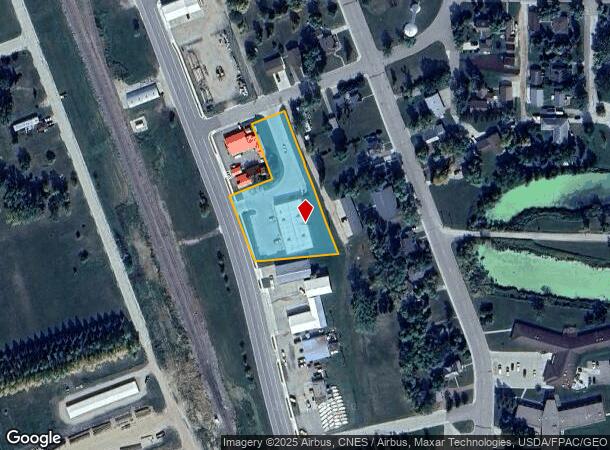  808 Atlantic Ave S, Hallock, MN Parcel Map