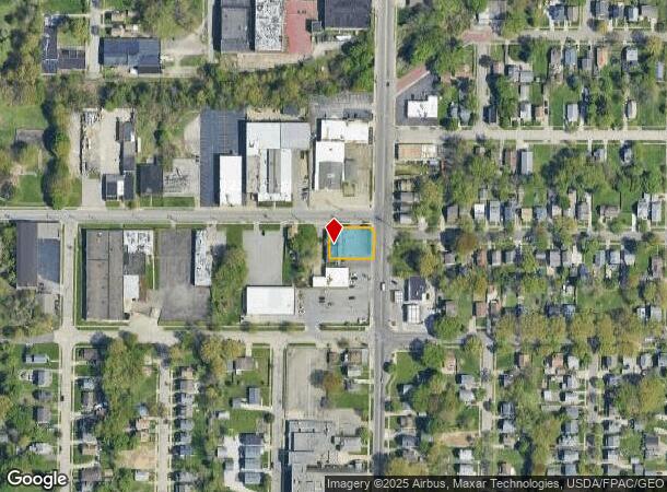  978 Brown St, Akron, OH Parcel Map