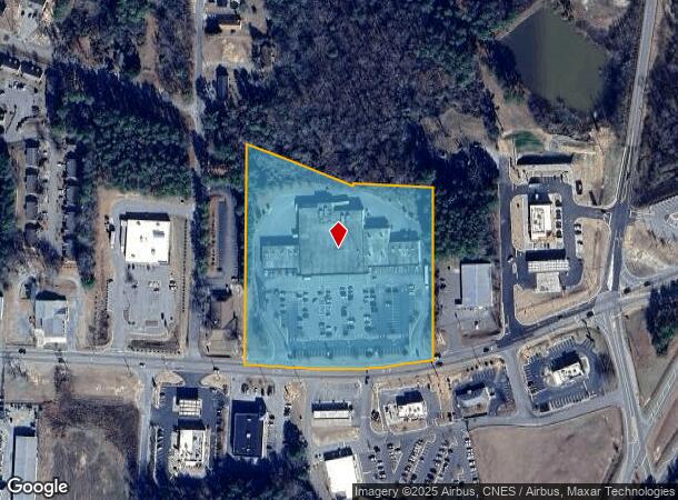  1005 Monroe St, Carthage, NC Parcel Map