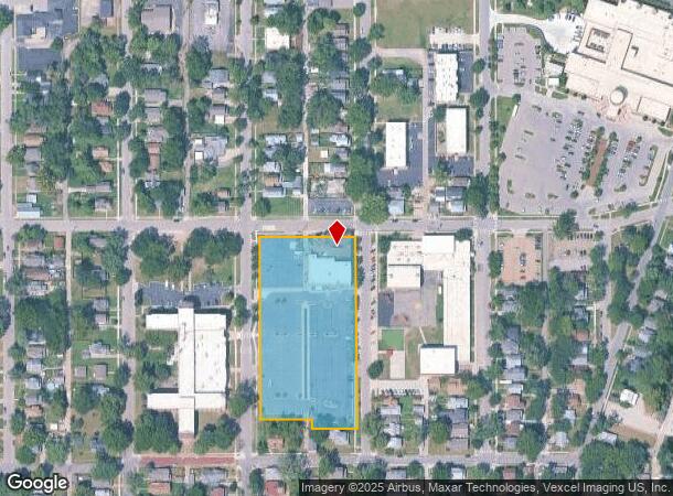1101 Sw Mulvane St, Topeka, KS Parcel Map