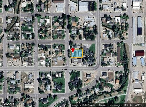  404 10Th St, Wheatland, WY Parcel Map