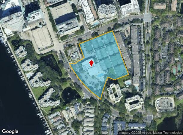 900 S Harbour Island Blvd, Tampa, FL Parcel Map