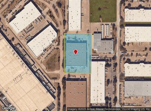  2908 Commodore Dr, Carrollton, TX Parcel Map