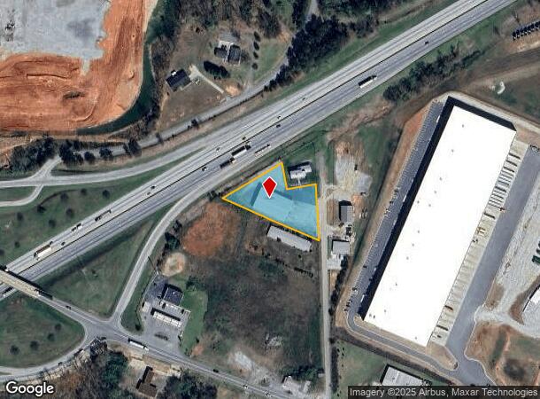  113 White Plains Rd, Pelzer, SC Parcel Map