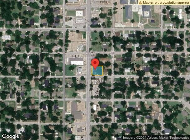  1207 S Washington St, Kaufman, TX Parcel Map