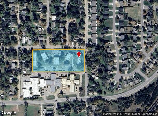 1305 S High St, El Dorado, KS Parcel Map