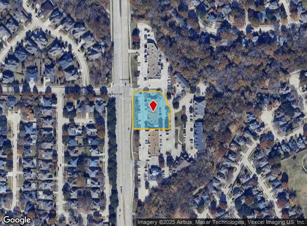  2616 Long Prairie Rd, Flower Mound, TX Parcel Map