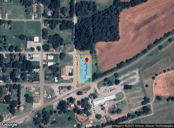  212 N Odor St, Arcadia, OK Parcel Map