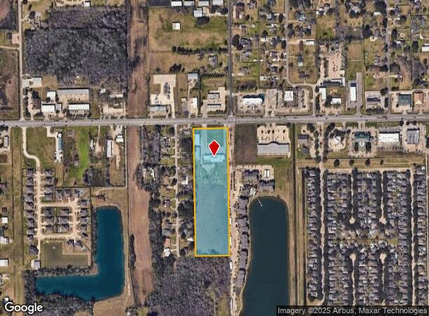 6614 Broadway St, Pearland, TX Parcel Map