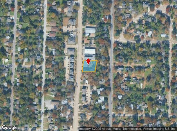 2312 N Elm St, Denton, TX Parcel Map
