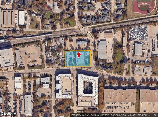 850 S Dooley St, Grapevine, TX Parcel Map