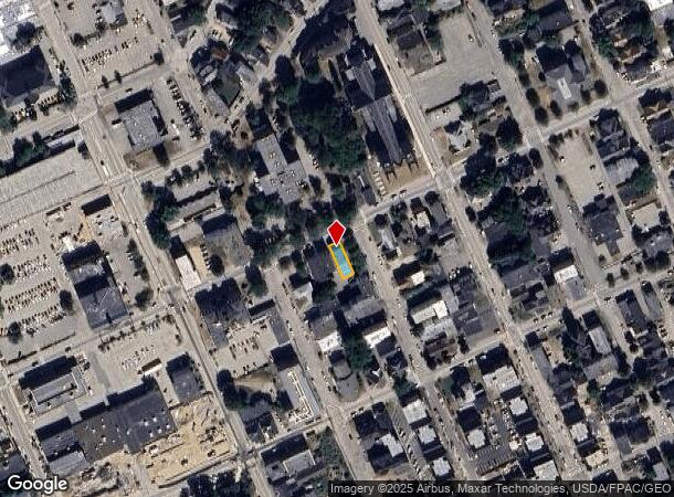 101 Ash St, Lewiston, ME Parcel Map