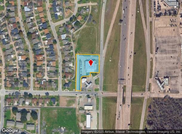  841 S Walton Walker Blvd, Dallas, TX Parcel Map