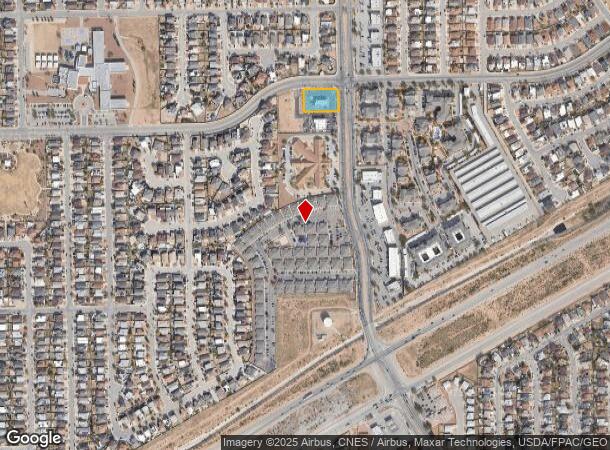  11199 Sean Haggerty Dr, El Paso, TX Parcel Map