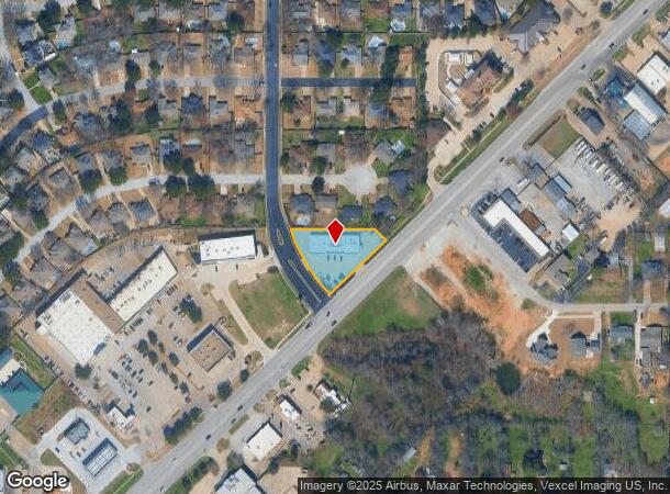 124 Grapevine Hwy, Hurst, TX Parcel Map