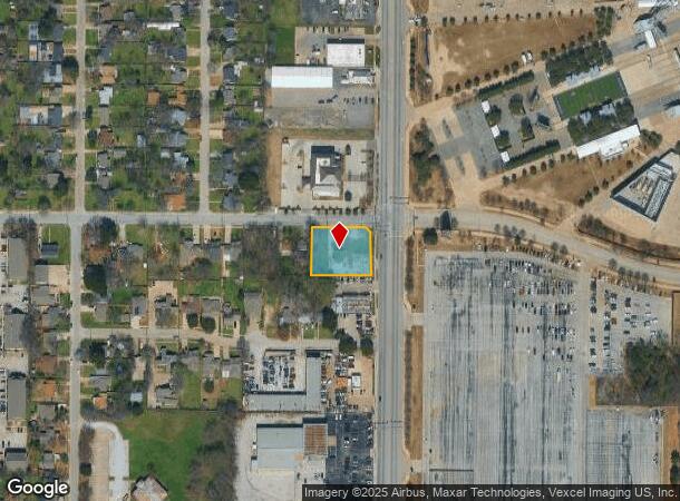 818 E Rogers St, Arlington, TX Parcel Map
